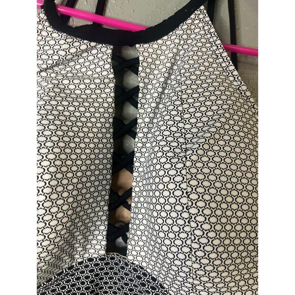 NWOT Cacique swim women’s plus size Tankini swim top black grey & white size 18 - Picture 2 of 10